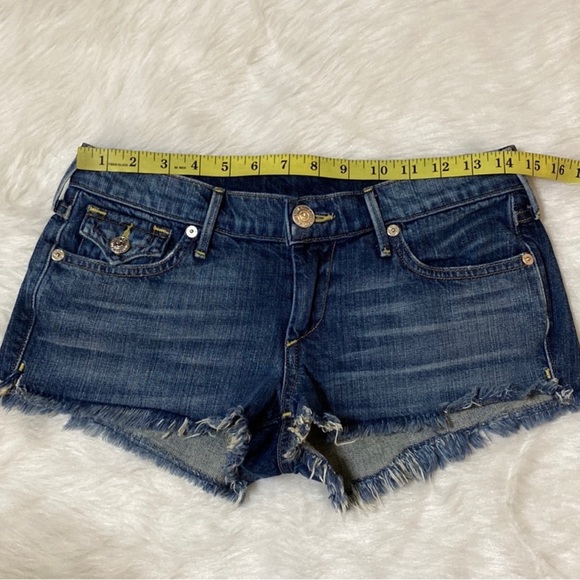 TRUE RELIGION Denim Joey Cut Off Shorts - Picture 12 of 13